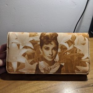Audrey Hepburn trifold wallet